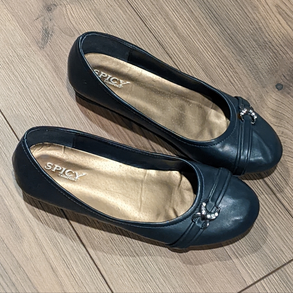 Spicy Comfort Navy Women's Flats - Sz 7.5